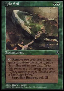 Night Soil (Tucker) NM, English MTG Fallen Empires - Image 1