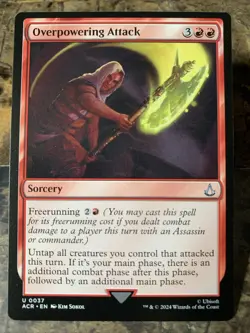 MTG TCG Assassins Creed Overpowering Attack 0037 Regular Uncommon - Image 1