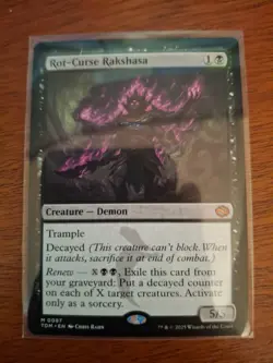 1 x Rot-Curse Rakshasa - Tarkir: Dragonstorm NM-Mint - MTG - Image 1