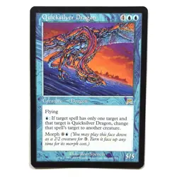 Quicksilver Dragon NM Onslaught Rare MTG See Photos Magic the Gathering - Image 1