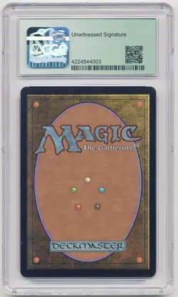 Graded Signed Thieving Magpie CGC 8.5 Urza's Destiny Artist Una Fricker 1999 MTG - Image 2