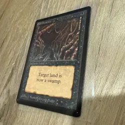 Magic the Gathering MTG Beta Evil Presence LP - Image 2