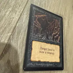 Magic the Gathering MTG Beta Evil Presence LP - Image 3