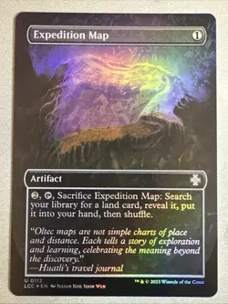 MTG / Expedition Map / LCC / #0112 / FOIL (Borderless) / Uncommon / NM - Image 1
