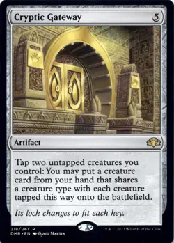 Cryptic Gateway - Dominaria Remastered - Magic MTG NM - Image 1
