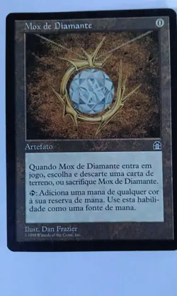 MTG MOX DIAMOND Portoghese Mox Di Diamante Stronghold Near Mint - Image 1
