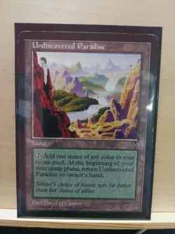 1x Undiscovered Paradise - MP - Visions - MTG Magic moderately played rare - Image 1