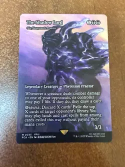 DDcards 🇨🇦 The Shadow Lord Gix, Yawgmoth Praetor (Showcase) Final Fantasy Fca - Image 1