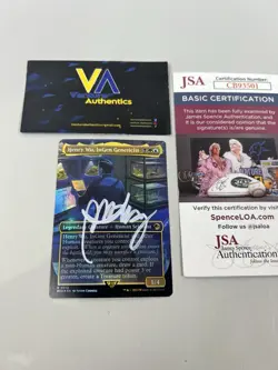 BD Wong Signed Henry Wu Jurassic Park Magic The Gathering Trading Card w/ JSA - Image 2