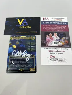 BD Wong Signed Henry Wu Jurassic Park Magic The Gathering Trading Card w/ JSA - Image 3