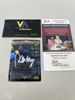 BD Wong Signed Henry Wu Jurassic Park Magic The Gathering Trading Card w/ JSA - Image 4