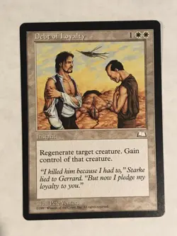 Debt of Loyalty SP Weatherlight MTG - Image 1