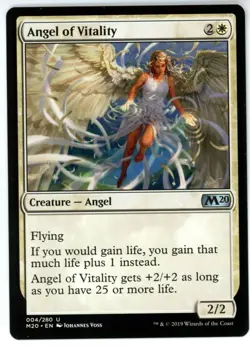 MTG - Angel of Vitality - Core Set 2020 - #4 Magic The Gathering NM - Image 1