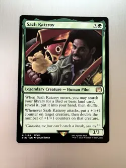 Sazh Katzroy - 199 - Magic: Final Fantasy MTG - Rare - Regular - FFXIII - Image 1