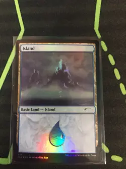 MTG Magic The Gathering Island Foil X2 SLD 553 Secret Lair Basic Land - Image 2