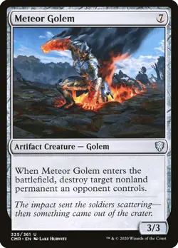 1x Meteor Golem FOIL CMR Legends NM x1 Mtg Magic the Gathering Changie - Image 1