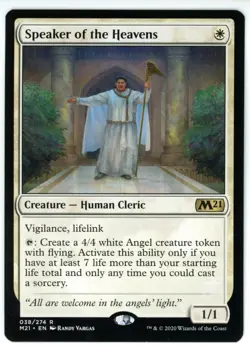 MTG - Speaker of the Heavens - Core Set 2021 - NM - #38 NM - Image 1