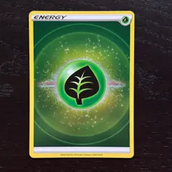 Pokemon 2022 Grass Energy Crown Zenith Sword & Shield Reverse Holo Card NM - Image 1