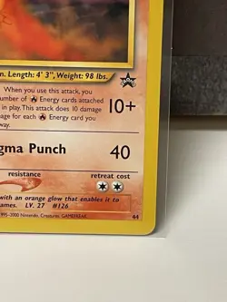 Magmar #44 Black Star Promo Regular Pokemon Card WOTC Vintage - Image 5