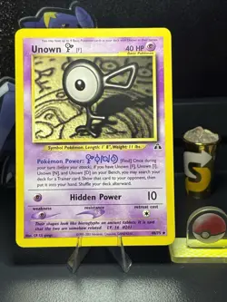 Unown [F] 48/75 Neo Discovery Unlimited Edition Regular Card - Image 1