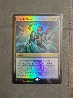 Magic The Gathering MTG Double Major Extended Art Foil Strixhaven #340 - Image 1