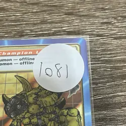 Rockmon ST-22 Champion Level Digimon Digi Battle Starter 1 Card 1999 Bandai - Image 3