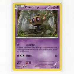 Pokemon TCG Phantump 54/146 XY Base Set Regular Common Card EN-LP 2014 - Image 1