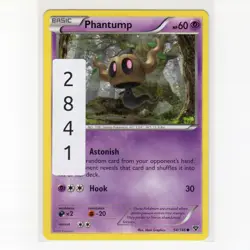 Pokemon TCG Phantump 54/146 XY Base Set Regular Common Card EN-LP 2014 - Image 3