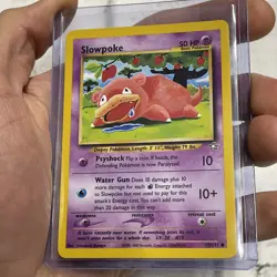 Pokemon Slowpoke 73/111 Neo Genesis Regular Unlimited Pokemon NM/MT Vintage Card - Image 2