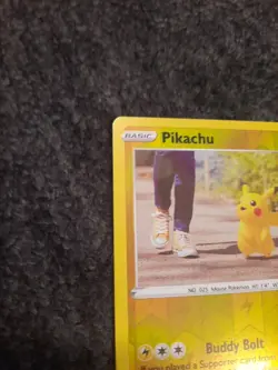 Pikachu 027/078 - Pokemon Go - Common - Reverse Holo - Pokemon Card TCG - LP - Image 4