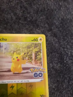 Pikachu 027/078 - Pokemon Go - Common - Reverse Holo - Pokemon Card TCG - LP - Image 5