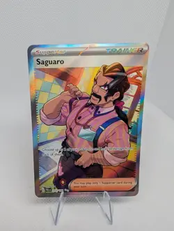 Saguaro 255/193 - Pokemon TCG - Paldea Evolved (2023) Full Art Trainer Card - NM - Image 1
