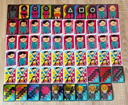 SQUID GAME CARD SET FOIL 59 CARDS SPECIALI Trading Card Game RARA INTROVABILE - Image 1