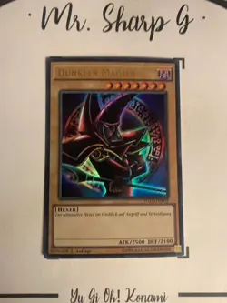 DUNKLER MAGIER - 1. AUFLAGE YGLD-DEB02 DEUTSCH Yu-Gi-Oh! CARD GAME SUPER RARE* - Image 2