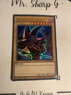 DUNKLER MAGIER - 1. AUFLAGE YGLD-DEB02 DEUTSCH Yu-Gi-Oh! CARD GAME SUPER RARE* - Image 4