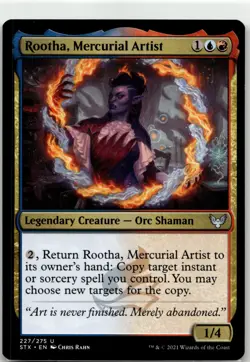 Rootha, Mercurial Artist 227 U Strixhaven: School of Mages Near Mint MTG - Image 1