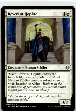 Reverent Hoplite U Theros Beyond Death 033/254 - MTG NM Buy 10 Get 10 Free - Image 1