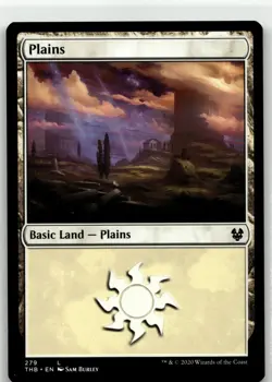 Plains 279 L Theros Beyond Death Near Mint MTG | Buy 10 Get 10 Free - Image 1