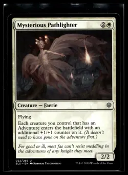 Mysterious Pathlighter 22 U Throne of Eldraine Near Mint MTG | Buy 10 Get 10 Fre - Image 1