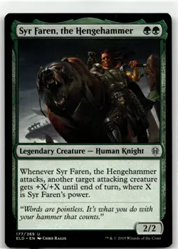 Syr Faren 177 U Throne of Eldraine Near Mint MTG | Buy 10 Get 10 Free - Image 1