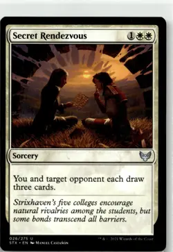 Secret Rendezvos 26 U Strixhaven: School of Mages Near Mint MTG Buy 10 Get 10 Fr - Image 1