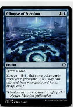 Glimpse of Freedom U Theros Beyond Death 050/254 - MTG NM Buy 10 Get 10 Free - Image 1