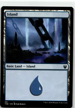Island 281 ) L Theros Beyond Death Near Mint MTG | Buy 10 Get 10 Free - Image 1