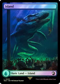 FOIL Island ~ Universes Beyond: Jurassic World [ NM ] [ MTG ] - Image 1