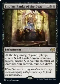 MTG English Endless Ranks of the Dead NM Normal Jumpstart 2022 - Image 1