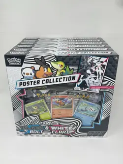 Lot of 6 - Pokemon TCG Scarlet & Violet 10.5 Unova Poster Collection Box Bundle - Image 1