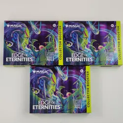 x3 Magic The Gathering Edge Of Eternities Collector Booster Pack Set Lot New MTG - Image 1
