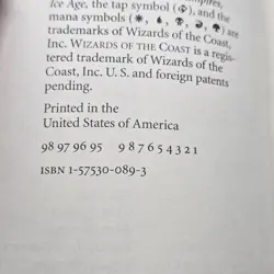 MTG Magic the Gathering 4th ED POCKET PLAYER'S GUIDE 1995 Great Condition - Image 5