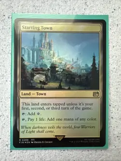 Starting Town | FOIL | Final Fantasy Magic The Gathering MTG - Image 1