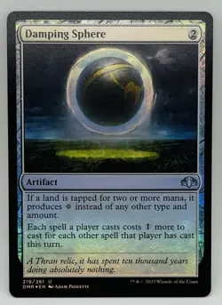 MTG Damping Sphere Dominaria Remastered Foil - Image 1